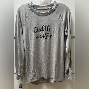 Sonoma ‘Cuddle Weather’ cozy sleep shirt, tunic length and size small